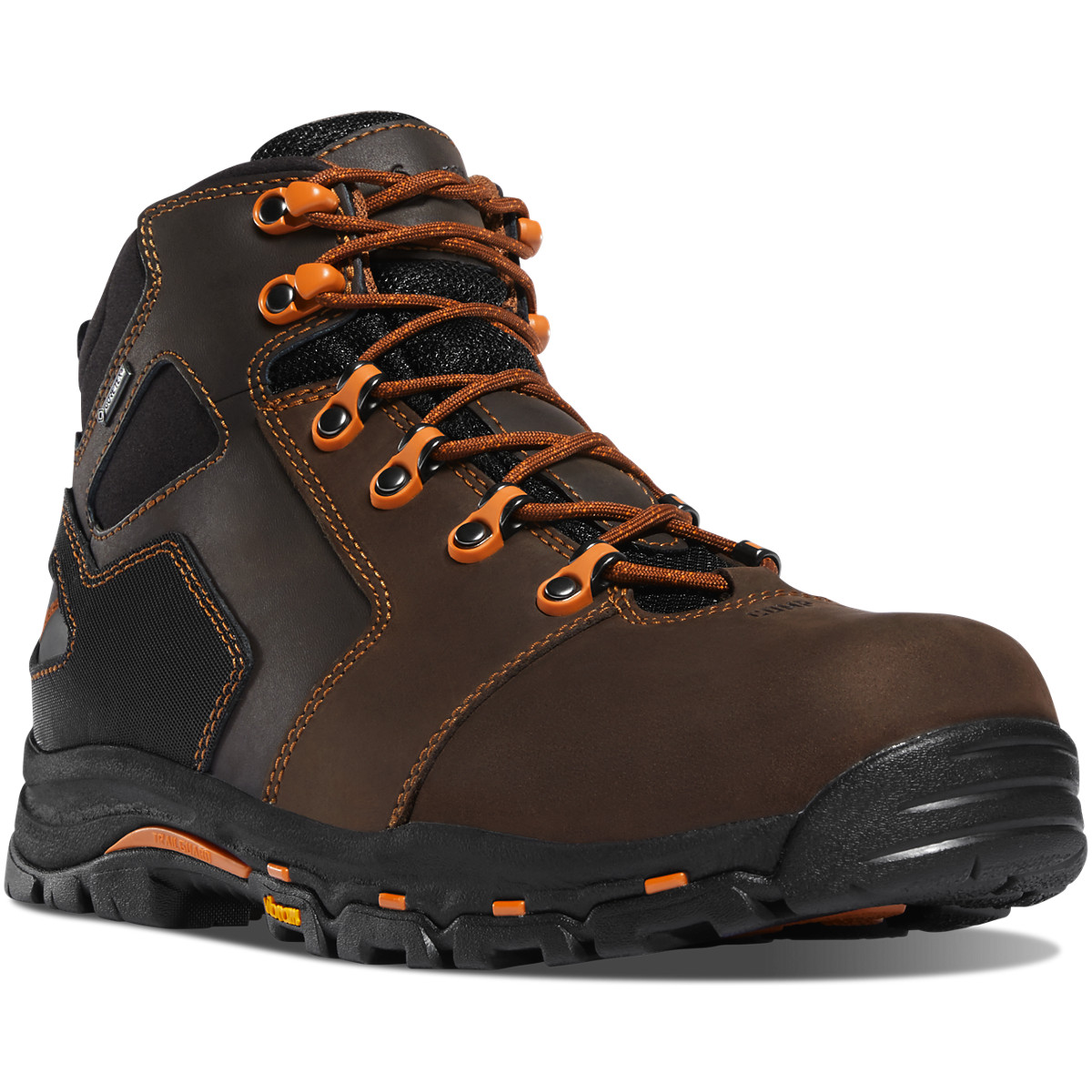 Danner Mens Vicious 4.5 Work Boots Dark Brown - THP837169